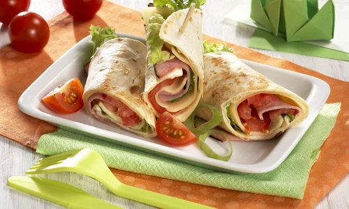 Tortilla Rolls with Smoked Cheese and Ham jpeg