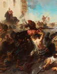 Regele suedez Carol al XII lea, capturat de turci în Moldova jpeg