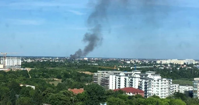Incendiu pe Str. Ion Floruţa