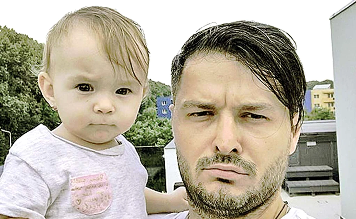 Maria Anastasia, alături de celebrul ei tătic, Liviu Vârciu