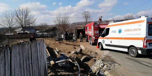 Accident in Vaslui FOTO ISU Vaslui