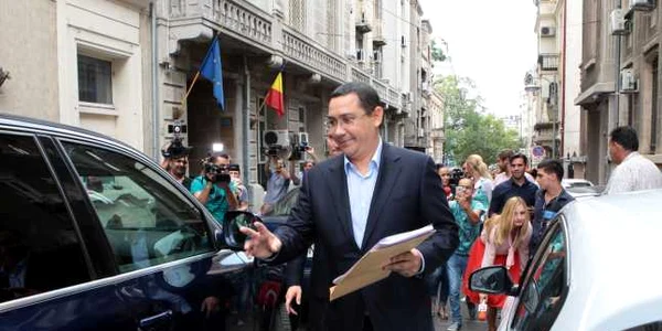 Victor Ponta la Baroul Bucureşti. FOTO Eduard Enea