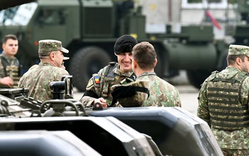 Repetiții pentru Parada militară/FOTO: MApN