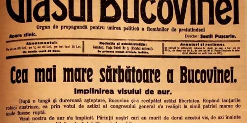 Glasul Bucovinei. FOTO basarabia-bucovina.info