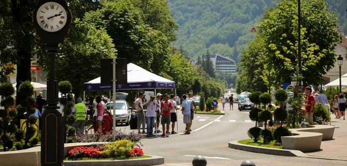 Sinaia se transformă în weekend într-un oraş al tuturor anotimpurilor. FOTO Facebook / Primăria Sinaia