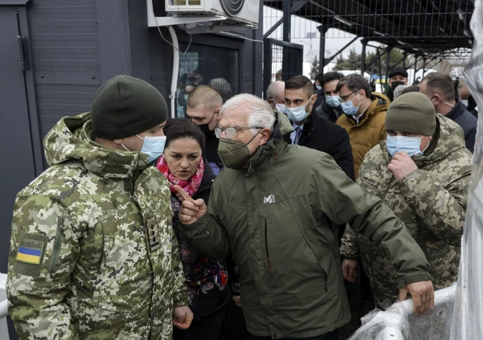 Josep Borrell - Donbas - 5 ian 2022 / FOTO EPA-EFE