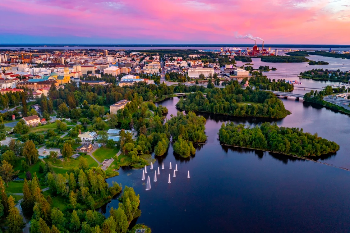 Orașul Oulu din regiunea filandeză Ostrobothnia FOTO Shutterstock