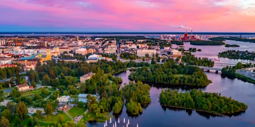 Orașul Oulu din regiunea filandeză Ostrobothnia FOTO Shutterstock 