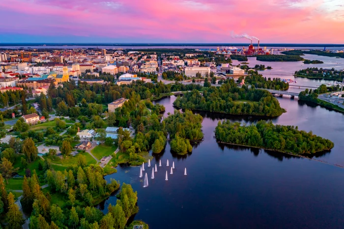 Orașul Oulu din regiunea filandeză Ostrobothnia FOTO Shutterstock