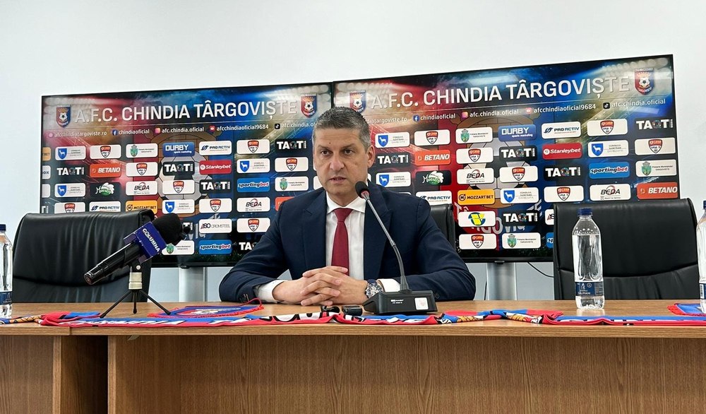 Gabriel Boriga, noul preşedinte al Chindiei Târgovişte, precizări despre situaţia financiară a clubului