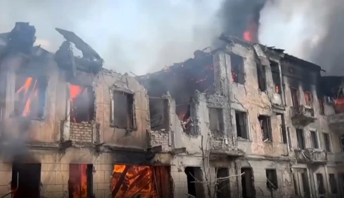 Război în Ucraina: Spital distrus de un bombardament FOTO Arhivă