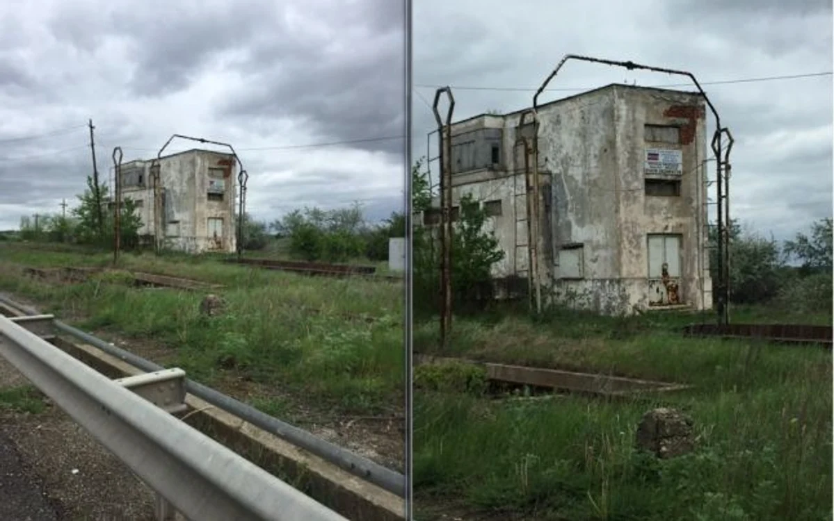 Fosta stație de despăduchere din Gara Larga FOTO: Arhivă Adevărul