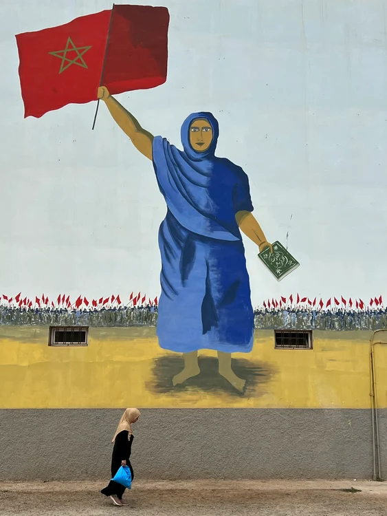 Arta nouă pe pereții vechi ai Marocului. FOTO: Marius Chivu