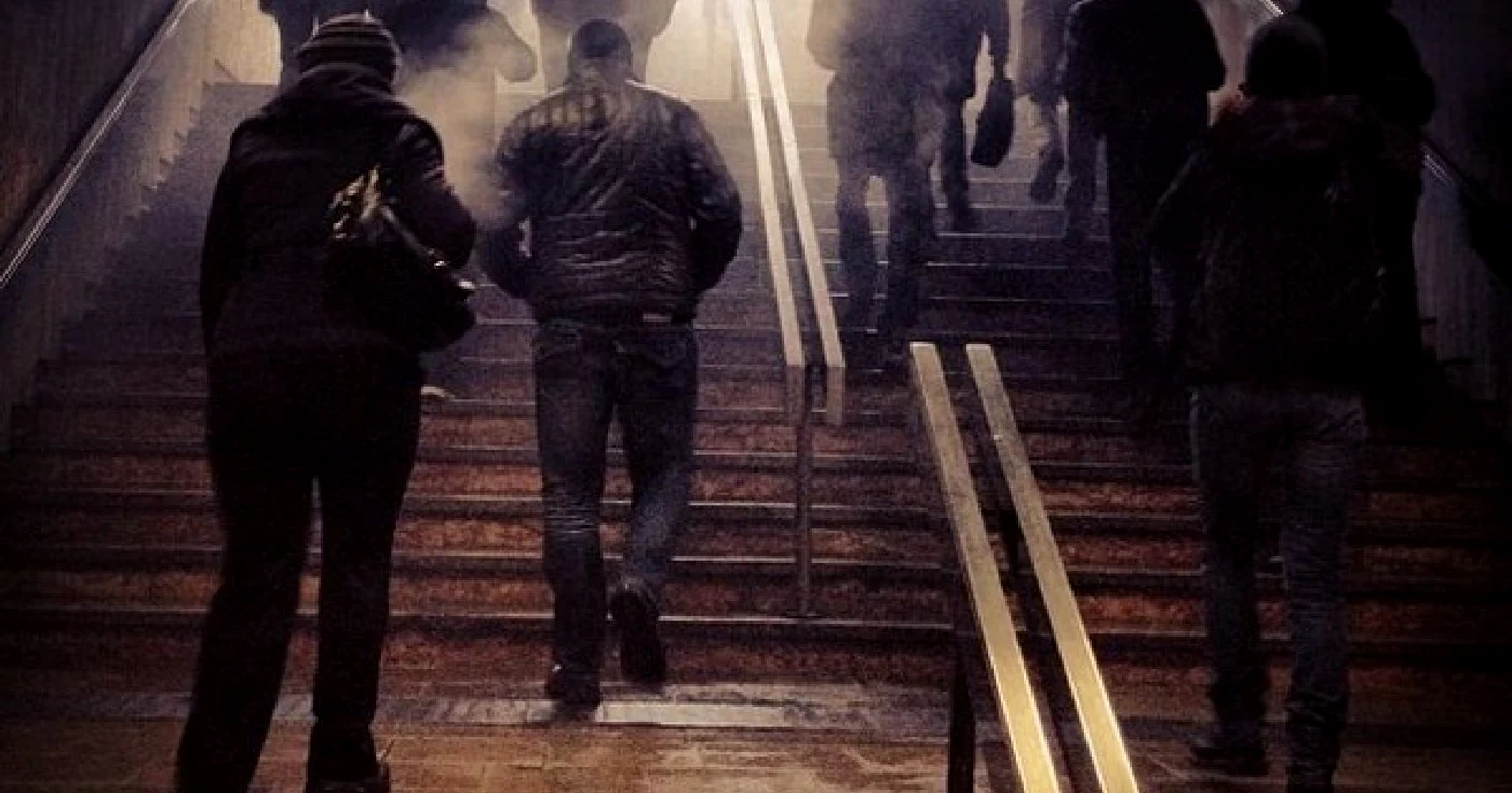Gura de metrou de la stația Preciziei