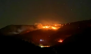 incendiu grecia chios FOTO Forecast Weather Greece / Facebook