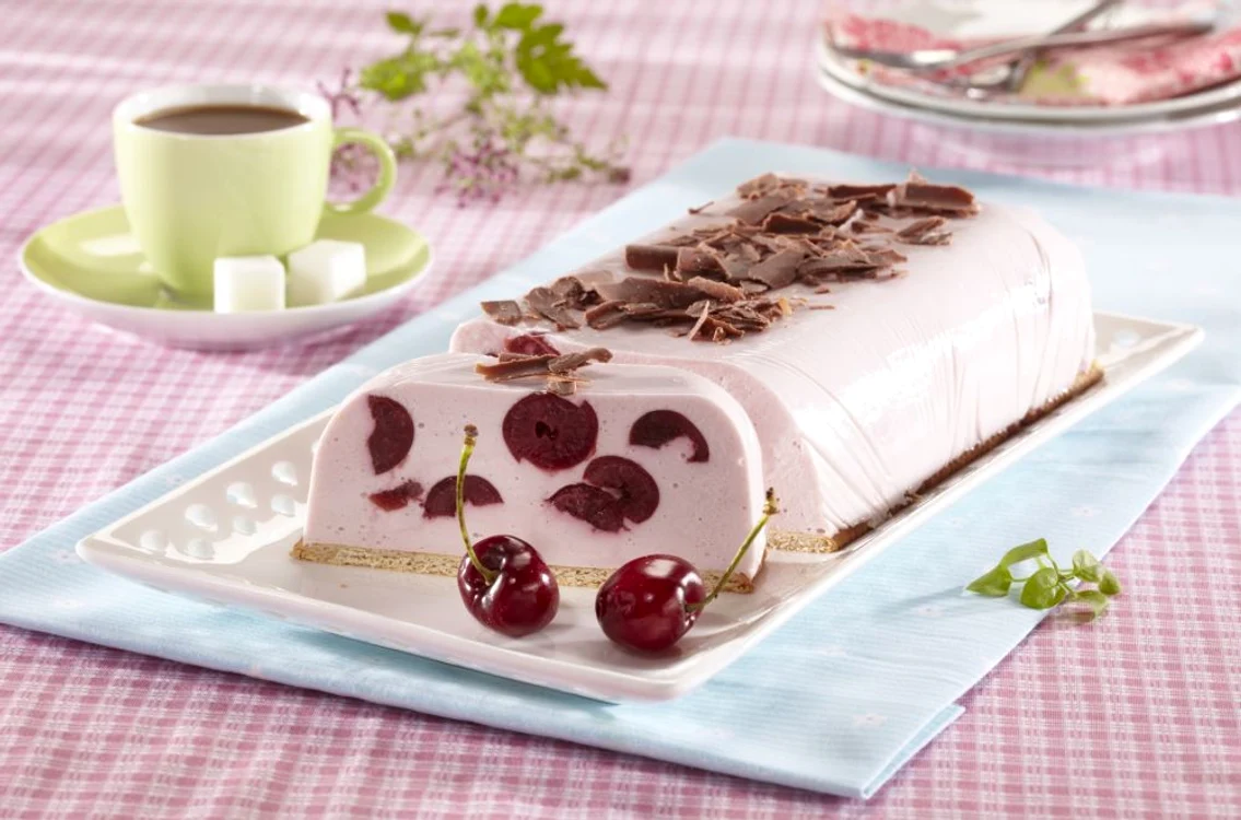 Home made Ice Cream with Sour Cherries jpeg