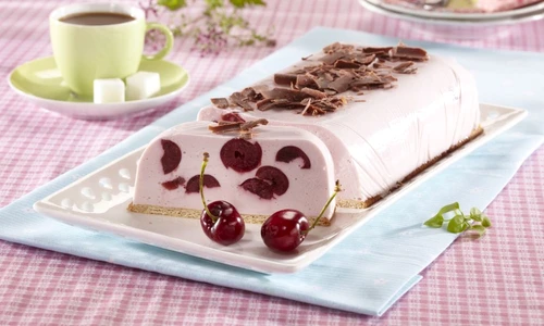 Home made Ice Cream with Sour Cherries jpeg