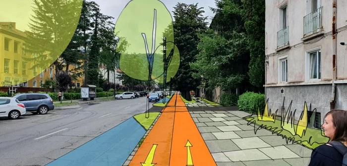Proiectele de transformare a Reşiţei într-un oraş verde continua. FOTO VItamin Arhitects