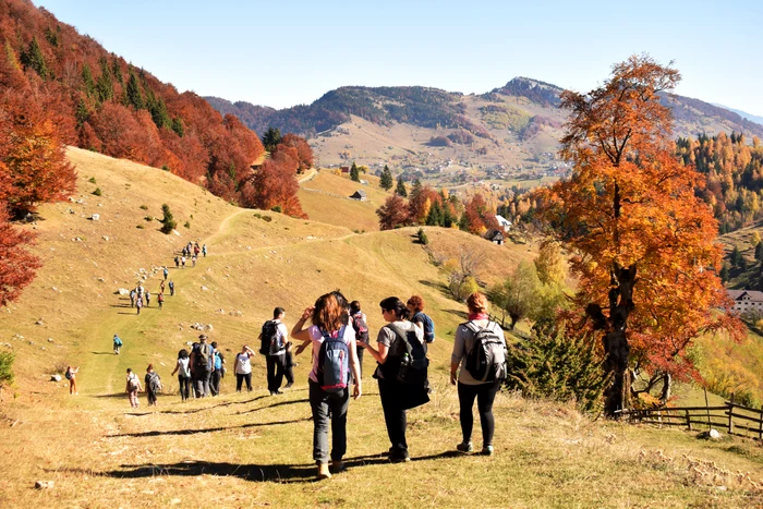 Traseele din zona Măgura - Peștera sunt superbe în această perioadă