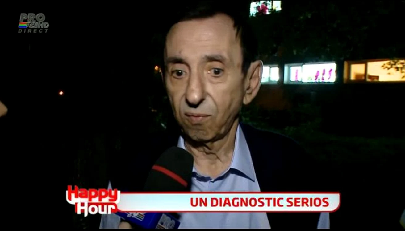 Nae Lăzărescu a stat de vorbă cu echipa Happy Hour şi a asigurat publicul că se simte foarte bine (captură: PRO TV)
