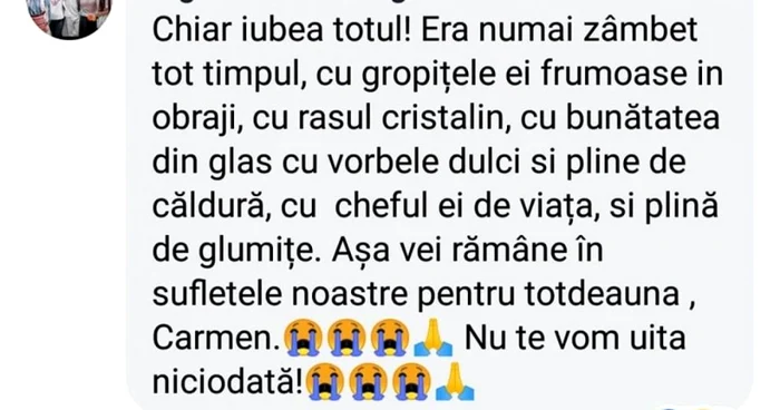 comentarriu al unei prietene a asistentei foto facebook petre conceatu