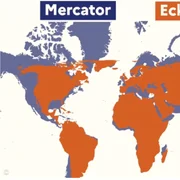 harta Mercator vs Eckert  foto archdaily png