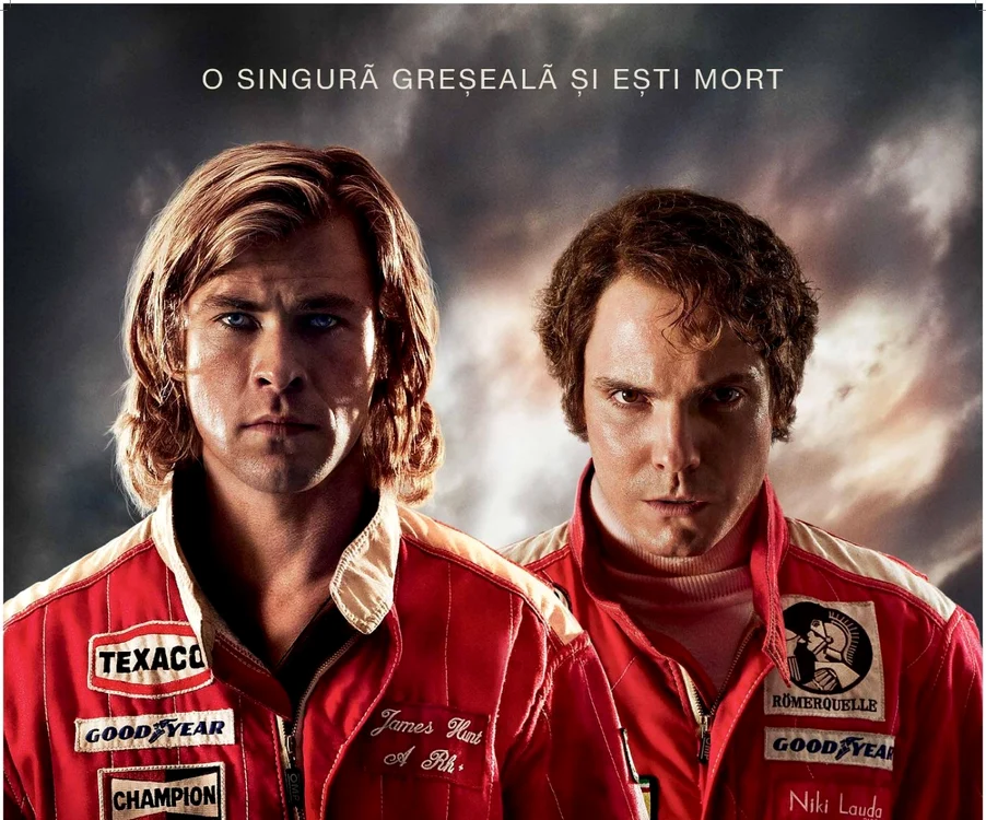 James Hunt - Chris Hemsworth şi Niki Lauda - Daniel Bruhl, rivalii din Formula 1 FOTO MediaPro Distribution