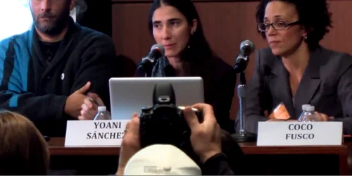 yoani sanchez foto captura/youtube - motherboardtv