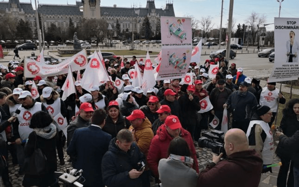 SANITAS Iaşi se pregăteşte de protest. Se cer soluţii pentru finanţarea Institutului Inimii