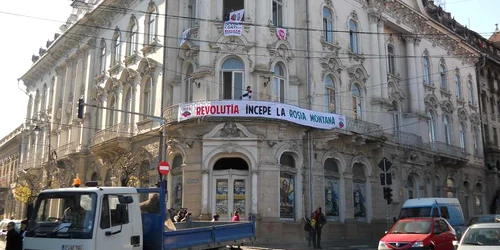 Protest pentru Roşia Montana la Cluj