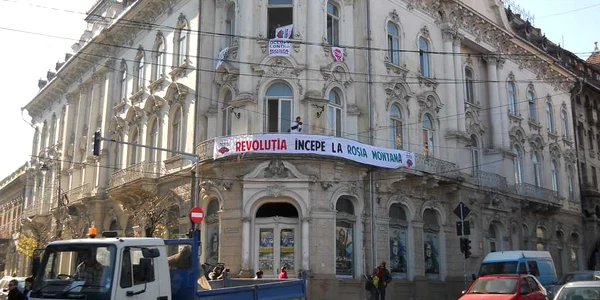 Protest pentru Roşia Montana la Cluj