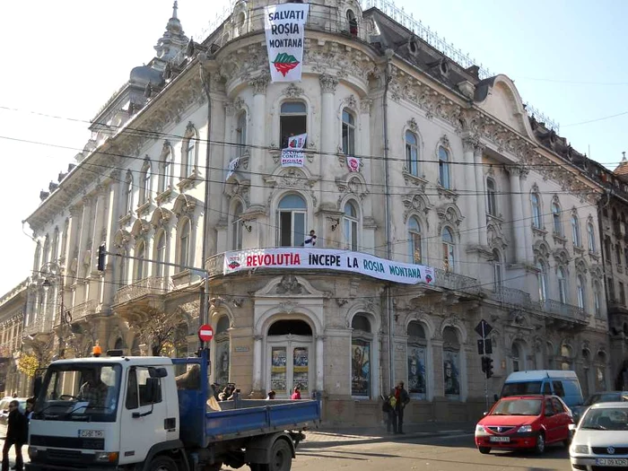 Protest pentru Roşia Montana la Cluj