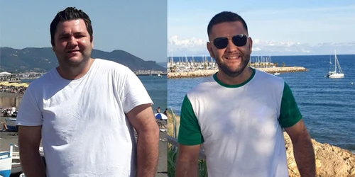 Tony Salvato de la 145 kg la 90 kg Foto menshealth com