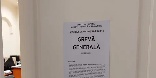 consilierii de probatiune au intrat in greva generala foto laura gal jpeg