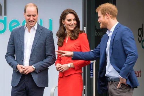 Kate, William și Harry, Foto Getty