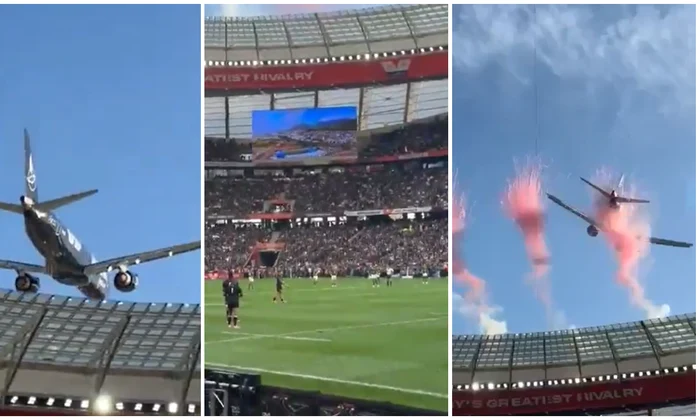 Moment spectaculos la Cape Town: Două avioane au survolat la mică altitudine un stadion plin cu 55.000 de spectatori