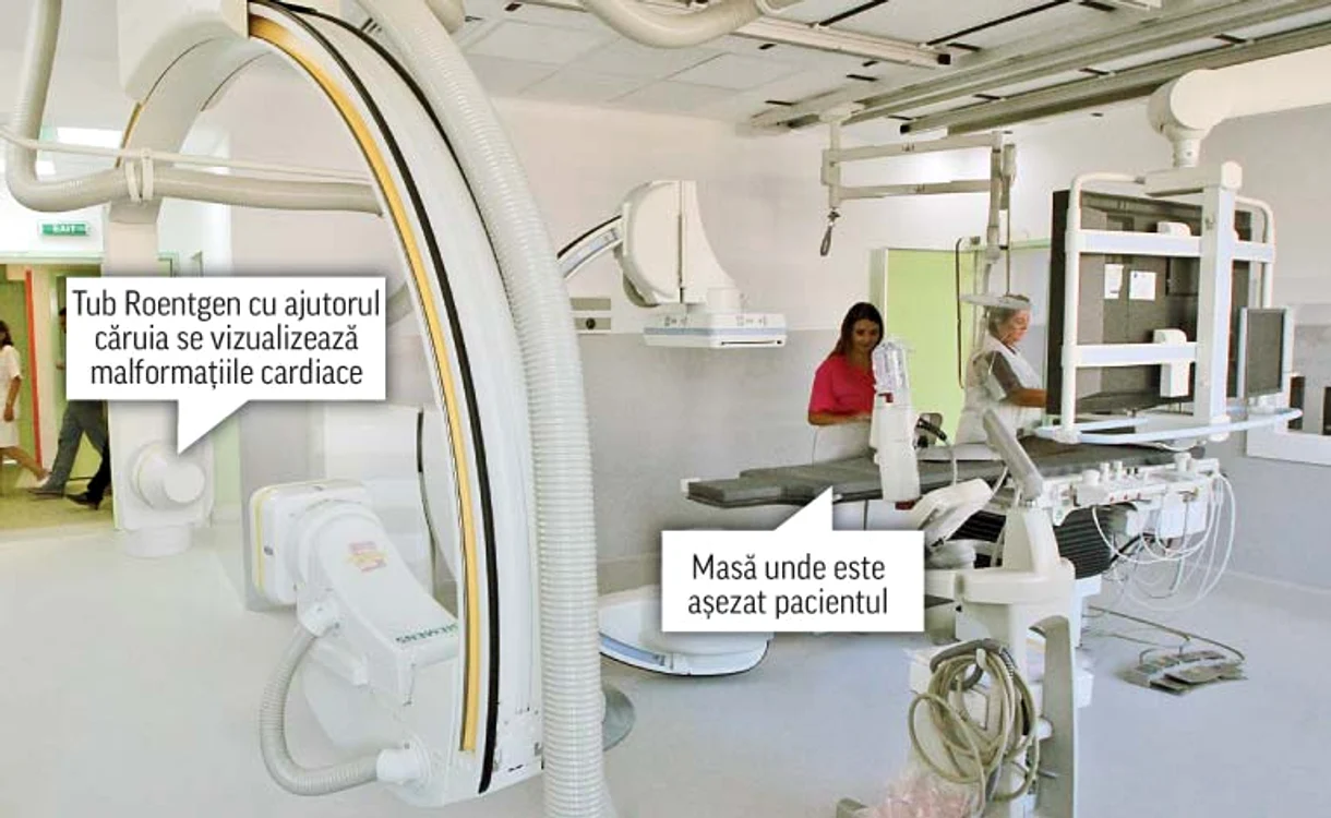 
     Angiograful din  noua clinică este  cea mai modernă  instalaţieFoto: Sever Gheorghe  