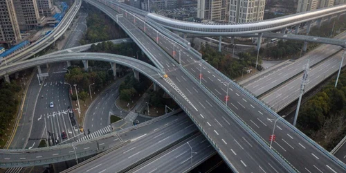 Străzi pustii în Wuhan China FOTO Guliver / Getty Images  