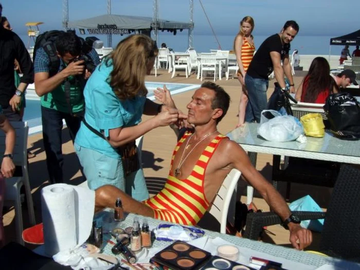 Radu Mazare, machiaj, 1 mai