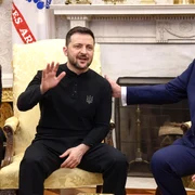 Întâlnirea dintre Donald Trump și Volodimir Zelenski. FOTO EPA-EFE