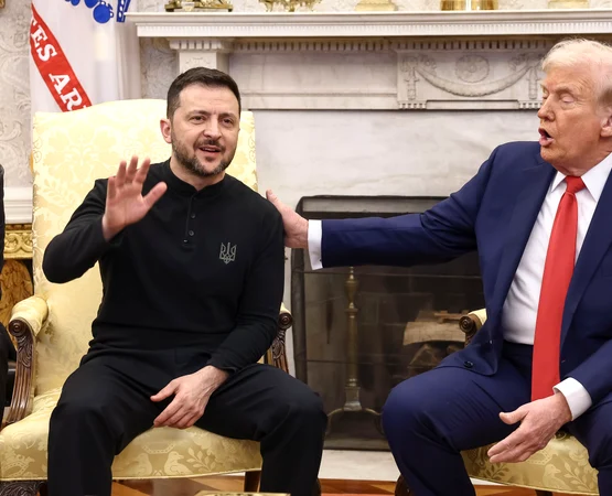 Întâlnirea dintre Donald Trump și Volodimir Zelenski. FOTO EPA-EFE