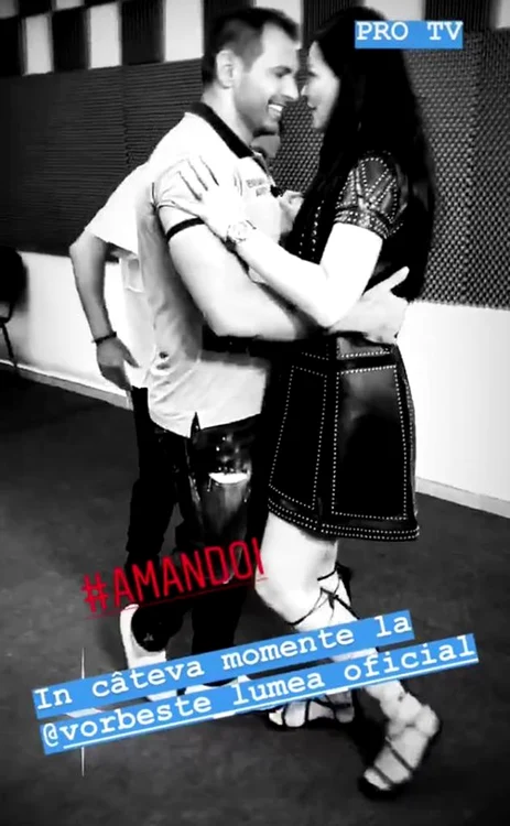 Brigitte şi Florin Pastramă au exersat paşii pentru dansul mirilor