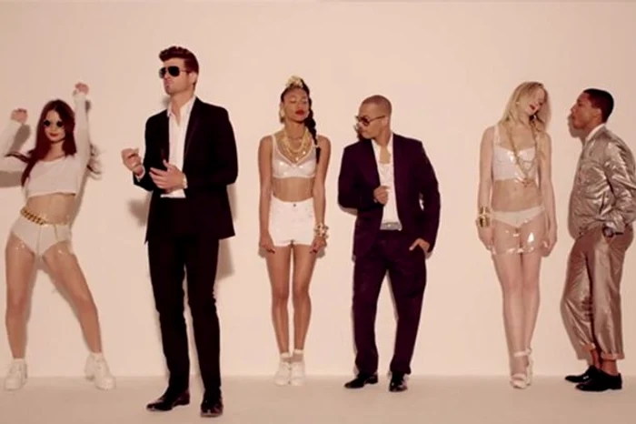"Blurred Lines", unul dintre cele mai populare single-uri din anul 2013, a generat venituri în valoare de peste 16 milioane de dolaricaptură: YouTube