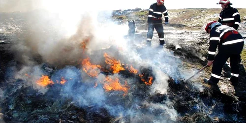 Pompierii au intervenit pentru stingerea incendiilor (Foto: Arhivă)