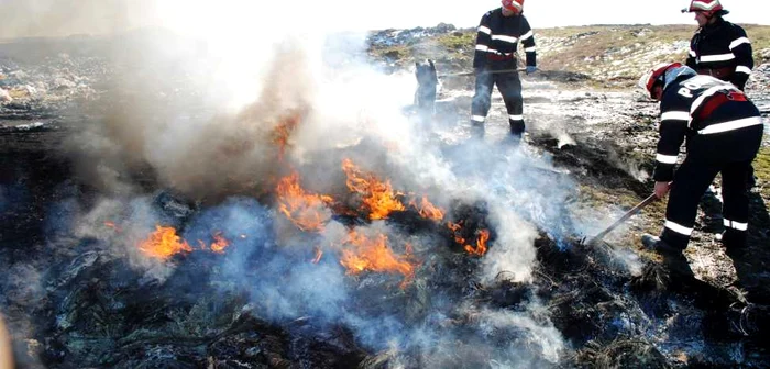 Pompierii au intervenit pentru stingerea incendiilor (Foto: Arhivă)