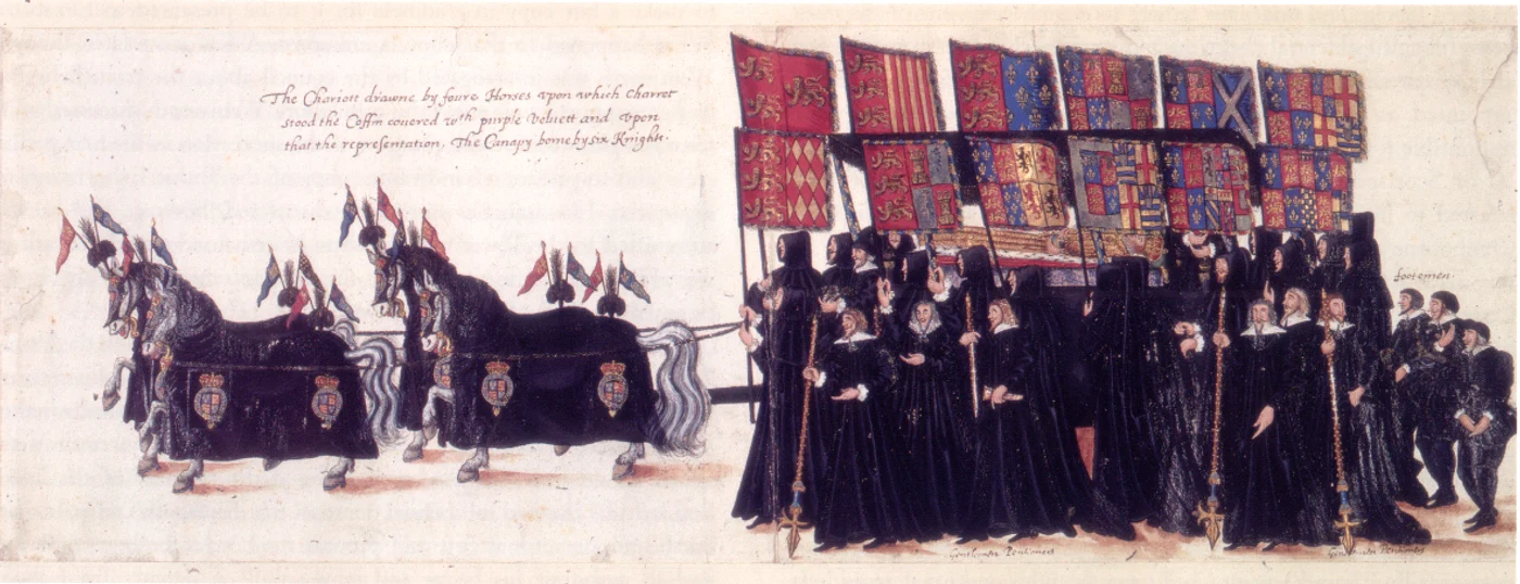 Funeraliile reginei Elisabeta I a Angliei, din 28 aprilie 1603
