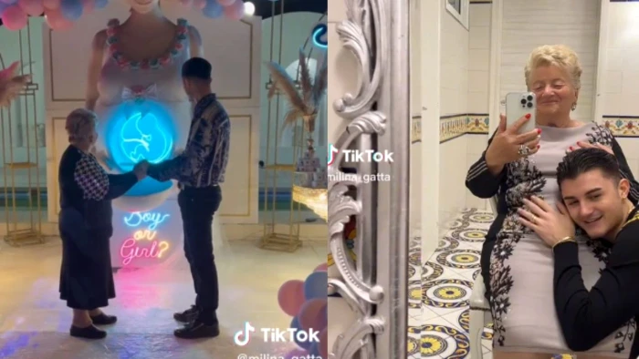 Milina Gatta și Giuseppe D'Anna anunță pe TIK TOK ca vor fi părinți Captura VIDEO  