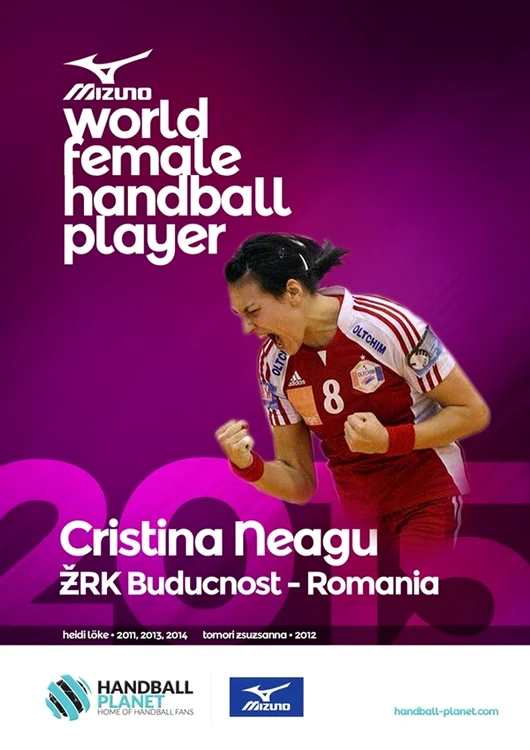 Site-ul handball-planet.com a recunoscut valoarea Cristinei Neagu