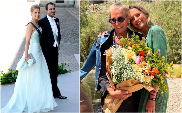 Tatiana Blatnik, fosta soție a Prințului Nikolaos, și mama sa, Marie Blanche Bierlein Profimedia, Instagram jpg