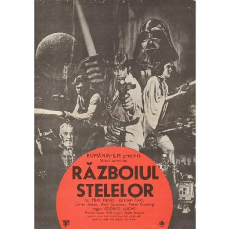
    Fără să știe, americanii au învins comunismul și cu ajutorul cinematografiei. Afișul peliculei ”Războiul stelelor” stă mărturiefoto: Artmark  